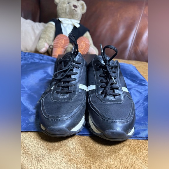 PRADA Leather Upper White Athletic Shoes for Women Sz 39 US 9 - Picture 11 of 12